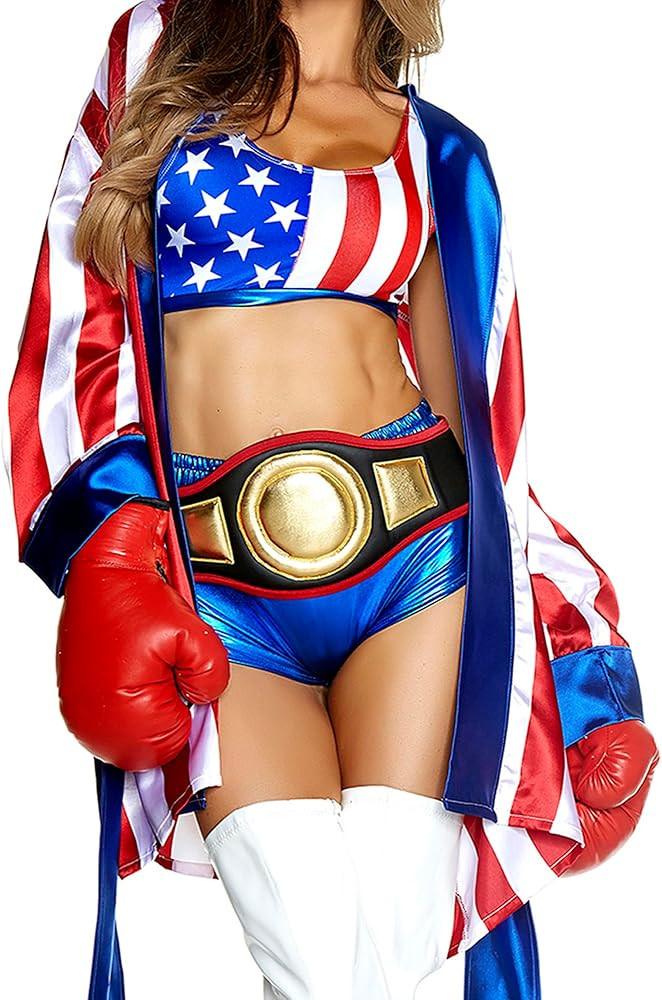 Forplay womens Get 'Em Champ Sexy Boxer Costume | Amazon (US)