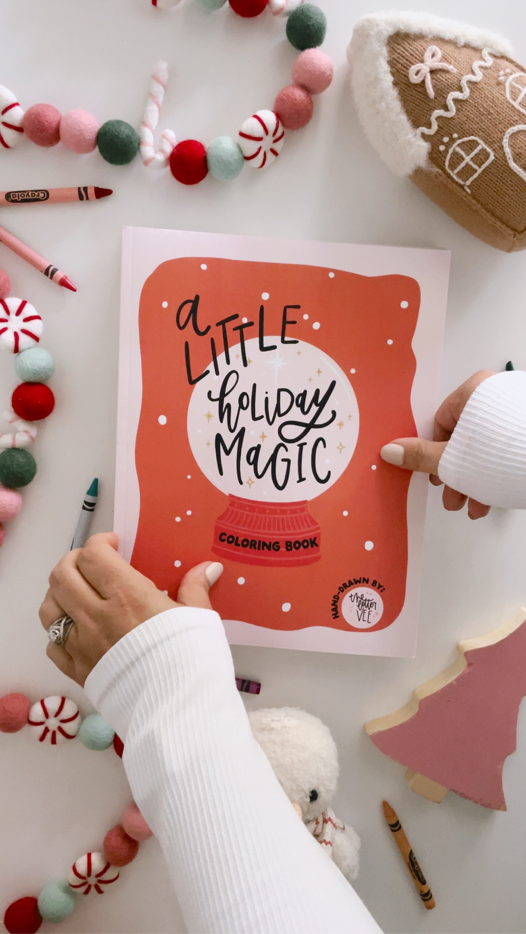A coloring book the whole family will love! Hand drawn and curated by The Letter Vee!

#LTKKids #LTKHoliday #LTKFamily