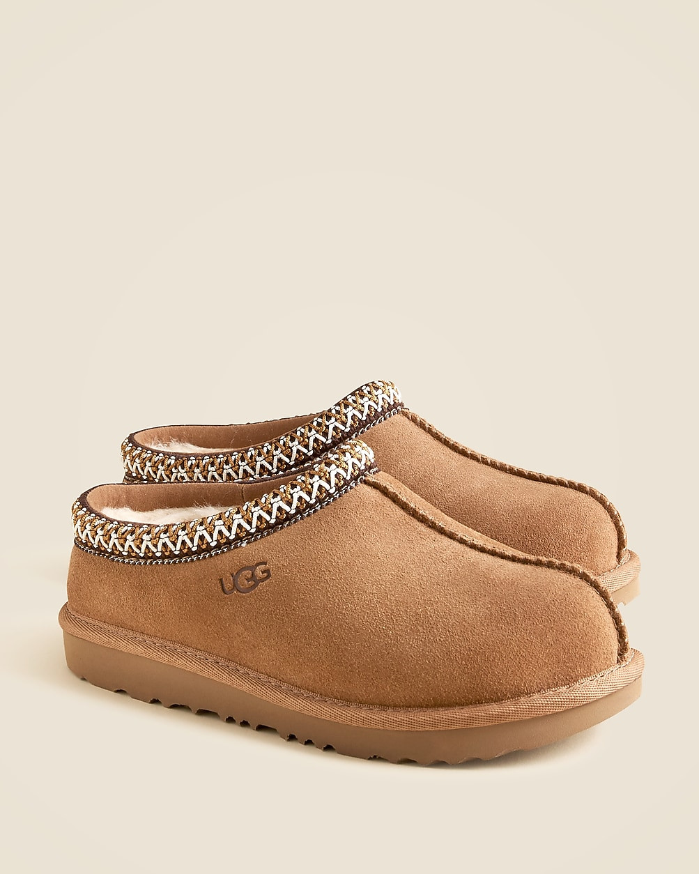 UGG® Tasman II kids' slippers in chestnut | J. Crew US