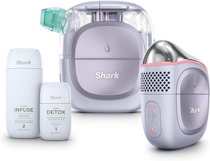 Shark FacialPro Glow at-Home Hydro-Powered Facial System with DePuffi Hot & Cold Therapy – Prof... | Amazon (US)
