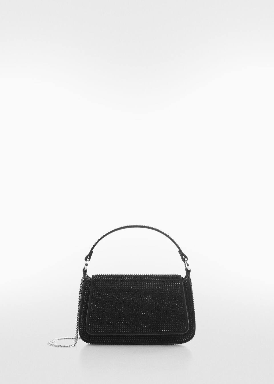Mini rhinestone chain bag | MANGO (US)