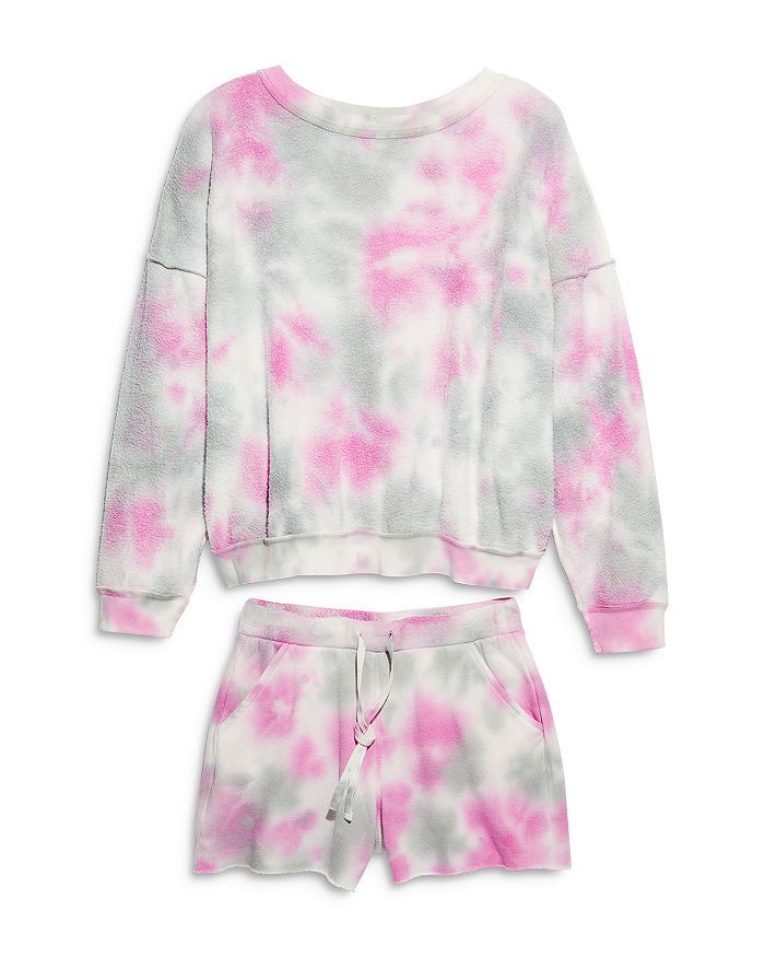 Kelly Washed Tie Dyed Sweatshirt & Shorts | Bloomingdale's (US)