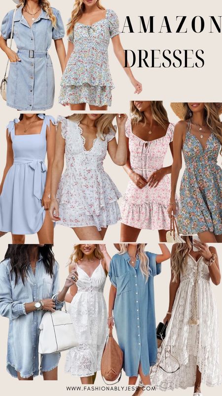 So many cute summer dresses from Amazon! Cute and affordable 

#LTKFindsUnder50 #LTKOver40 #LTKStyleTip