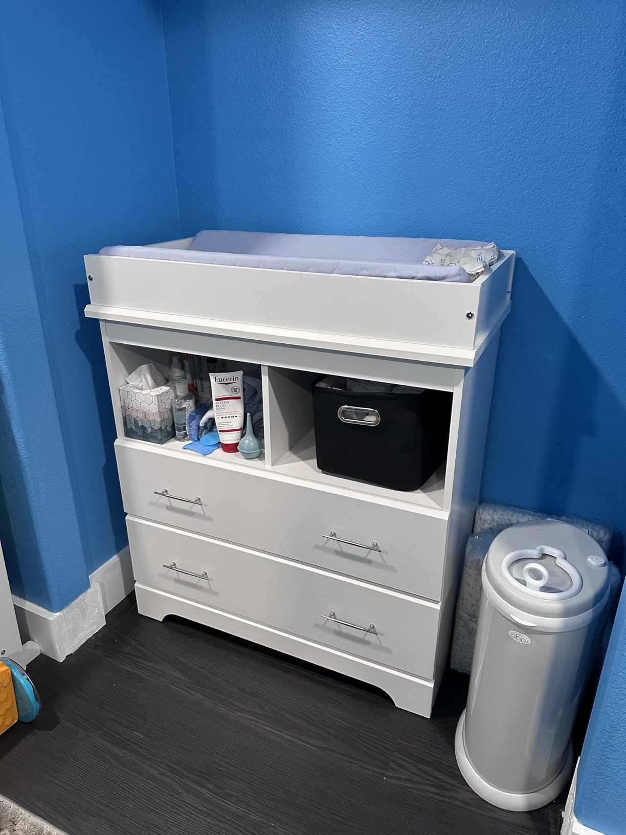 Organic Cotton Contoured Baby Changing Pad w/Waterproof Foam Mattress, Includes Soft, Removable &... | Amazon (US)