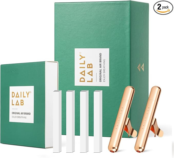 Air Freshener Car Vent Clips, DAILY LAB Aroma Stick Premium Car Air Freshener Diffuser, Air Vent ... | Amazon (US)