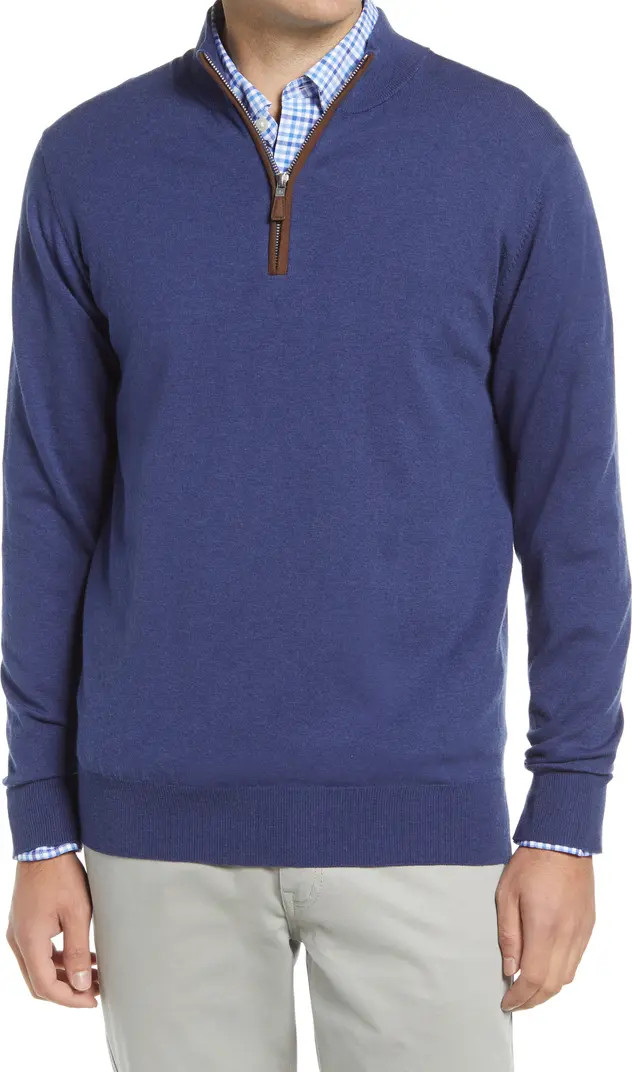 Peter Millar Sonoma Quarter Zip Pullover Sweater | Nordstrom | Nordstrom
