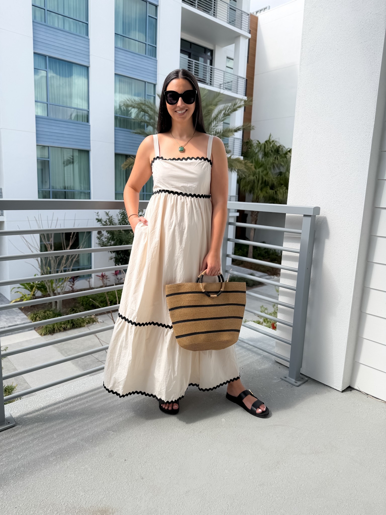 The perfect neutral maxi dress for spring and summer! Wearing a size large. 

#LTKmomlife #LTKMidsize #LTKootd