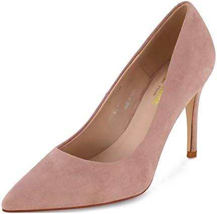 CUSHIONAIRE Lola Dress Pump Heels for Women, Classic Pointed Toe High Heels with Soft Memory Foam... | Amazon (US)
