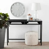Mainstays Sumpter Park Student Desk, Solid Black | Walmart (US)