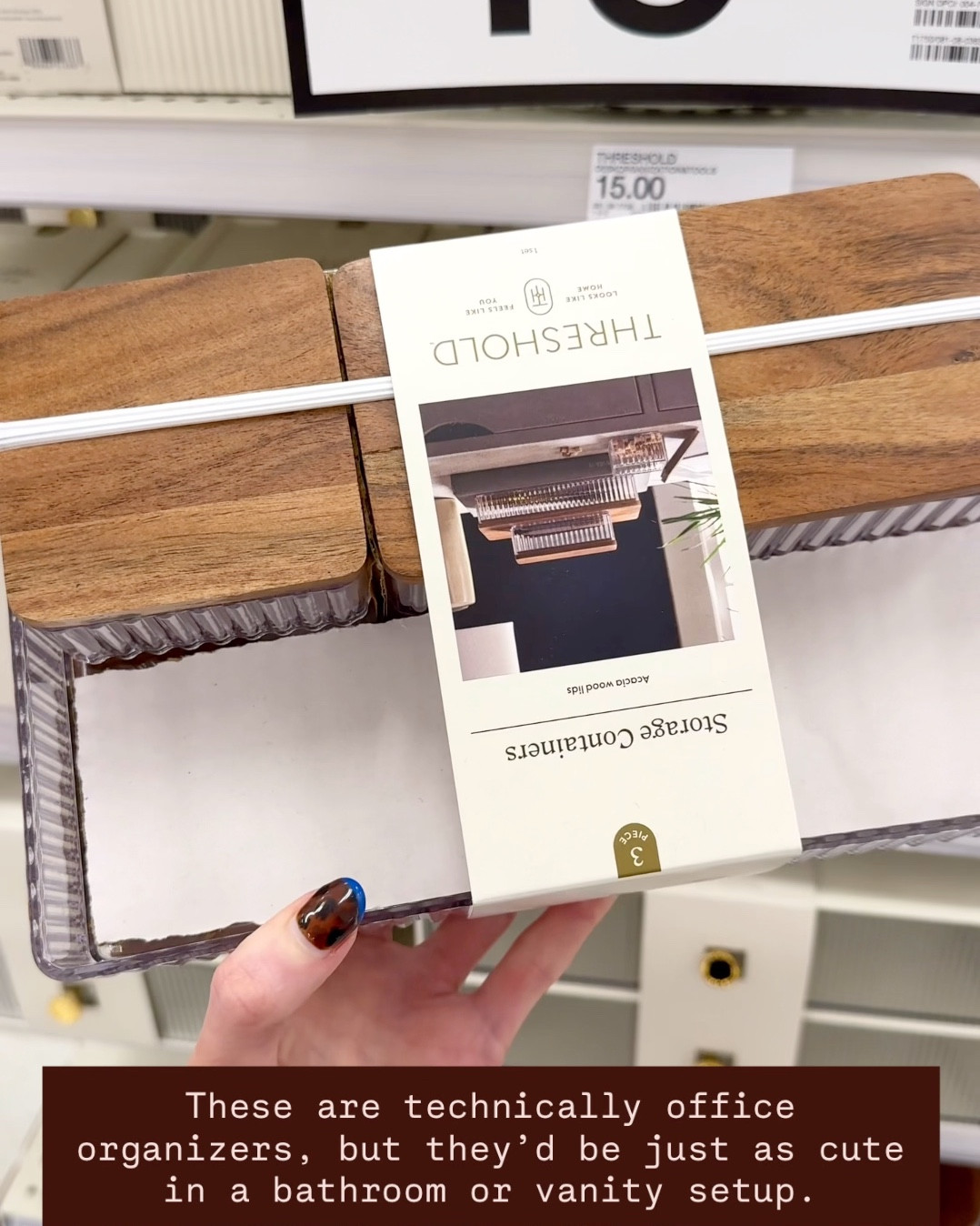 These little organizers are giving office, bathroom, vanity, junk drawer, and honestly anywhere-you-need-your-life-together energy.

#LTKHome #LTKWorkwear #LTKselfcare