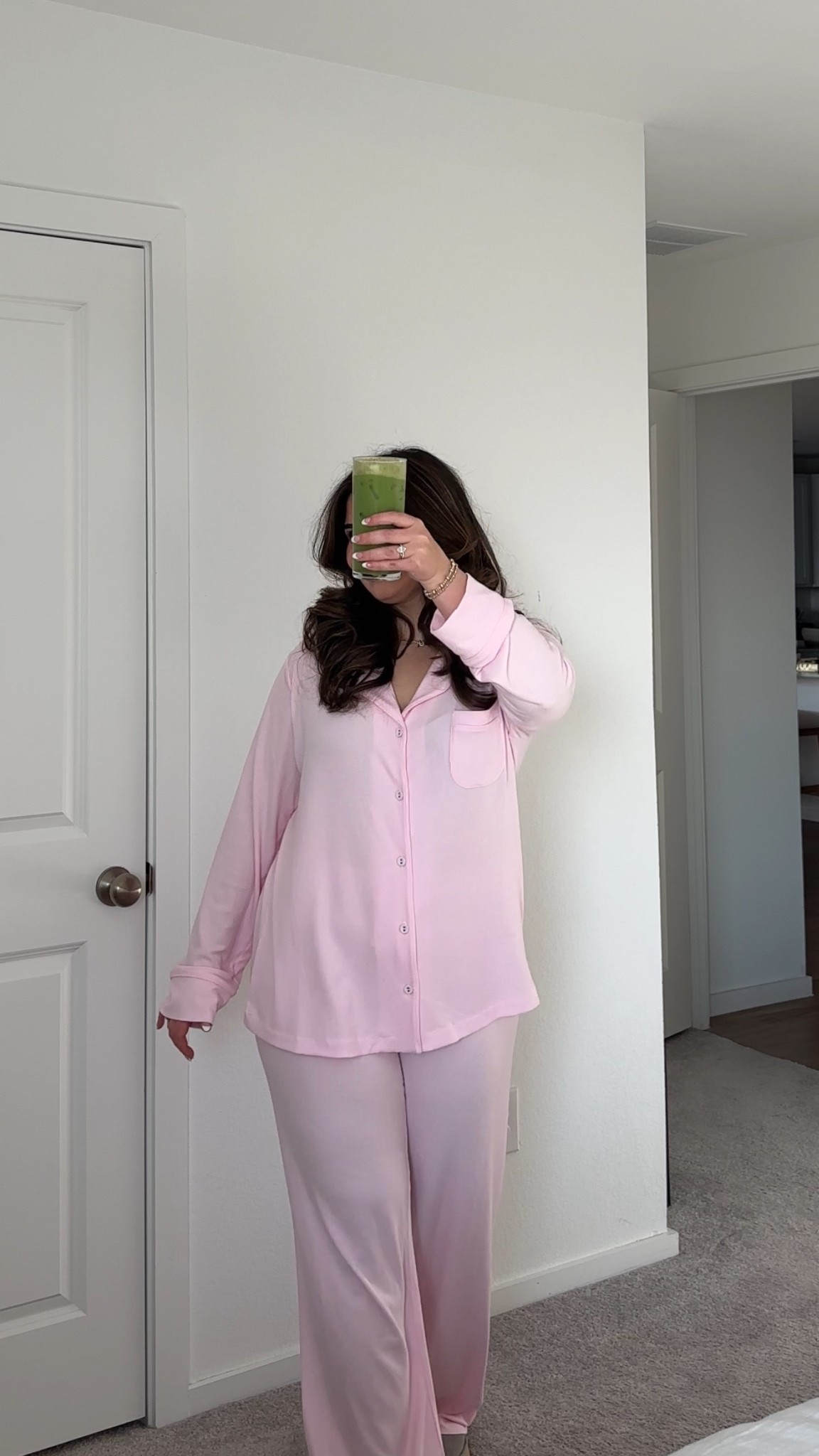 The perfect first addition to my revamped sleep and lounge wear collection! Were leveling up our pjs in 2026 💗 @skims 

Loungewear set, matching set, pjs, luxury pjs, soft lounge set, neutral set, long sleeve pjs, skims pajamas, skims loungewear, lounge set, skims favorites 

#LTKootd #LTKmorningroutine #LTKgrwm