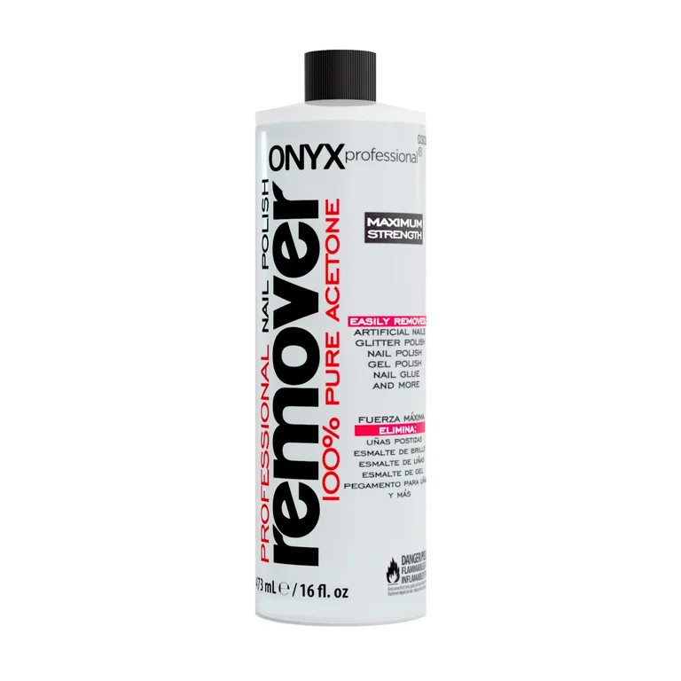 Onyx Professional 100% Pure Acetone Nail Polish Remover, 16 fl oz | Walmart (US)