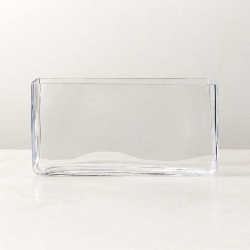 Ardin Clear Glass Vase | CB2 | CB2