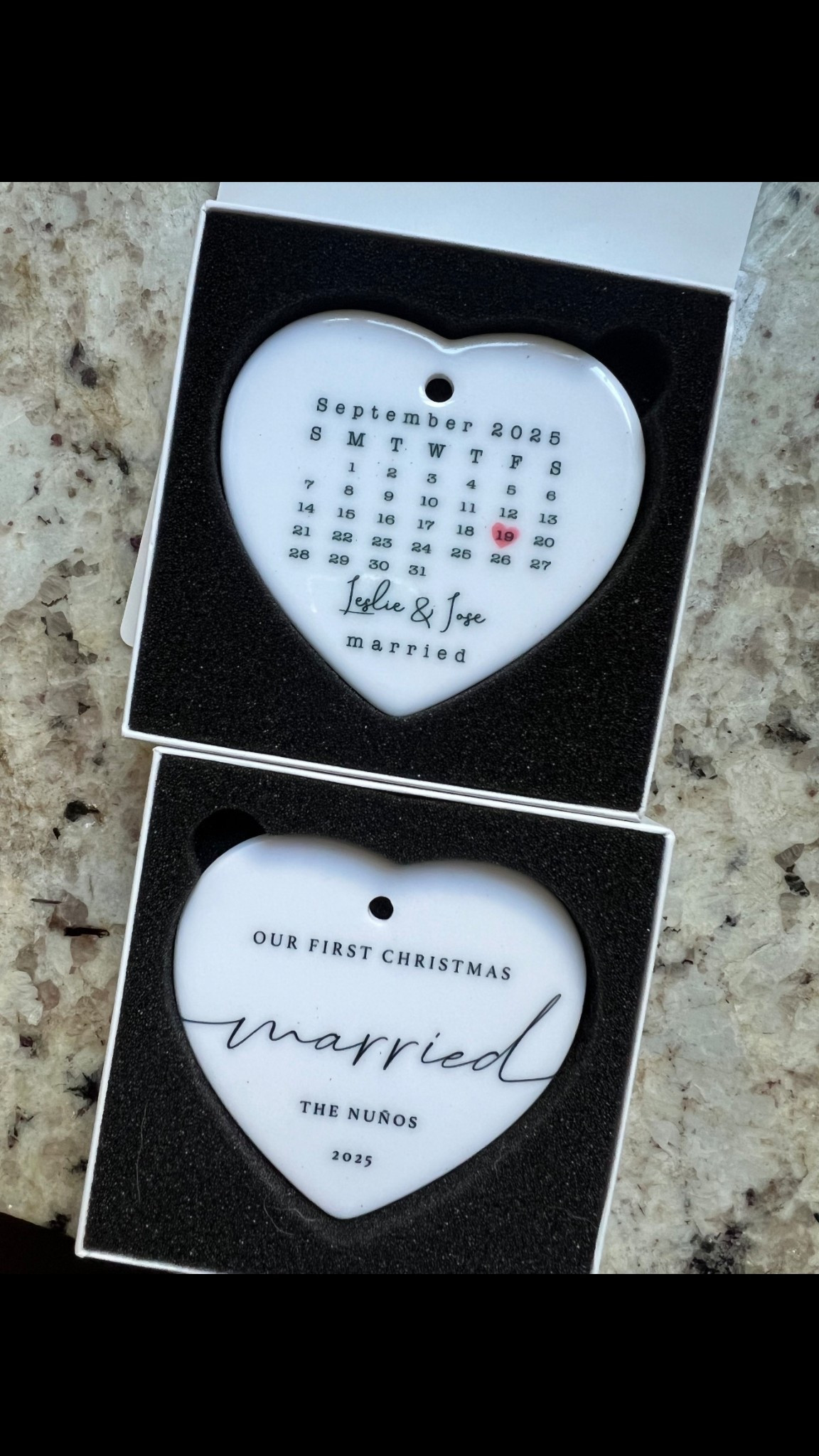 Is it too early to Christmas gift shop? I got these beautiful ornaments to gift to my newlywed friends ❤️ 

#EtsyFind #JustMarried #ChristmasGift #Ornament #MarriageOrnament #PersonalizedOrnament 

#LTKHome #LTKFindsUnder50 #LTKSeasonal