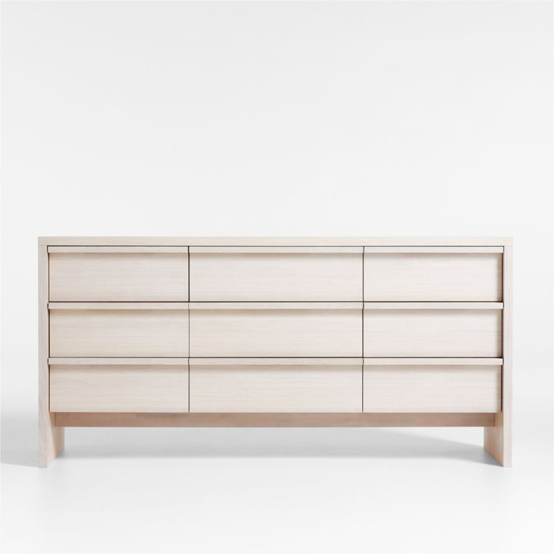 Clemente Whitewashed Ash 9-Drawer Dresser + Reviews | Crate & Barrel | Crate & Barrel