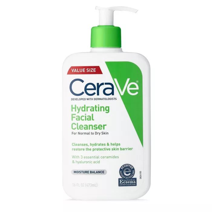 CeraVe Hydrating Facial Cleanser for Normal to Dry Skin - 16 fl oz | Target