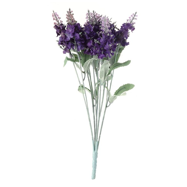 Clearance!Fake Lavender,Lavender Flowers Artificial,Artificial Lavender Plants Outdoor,Faux Laven... | Walmart (US)