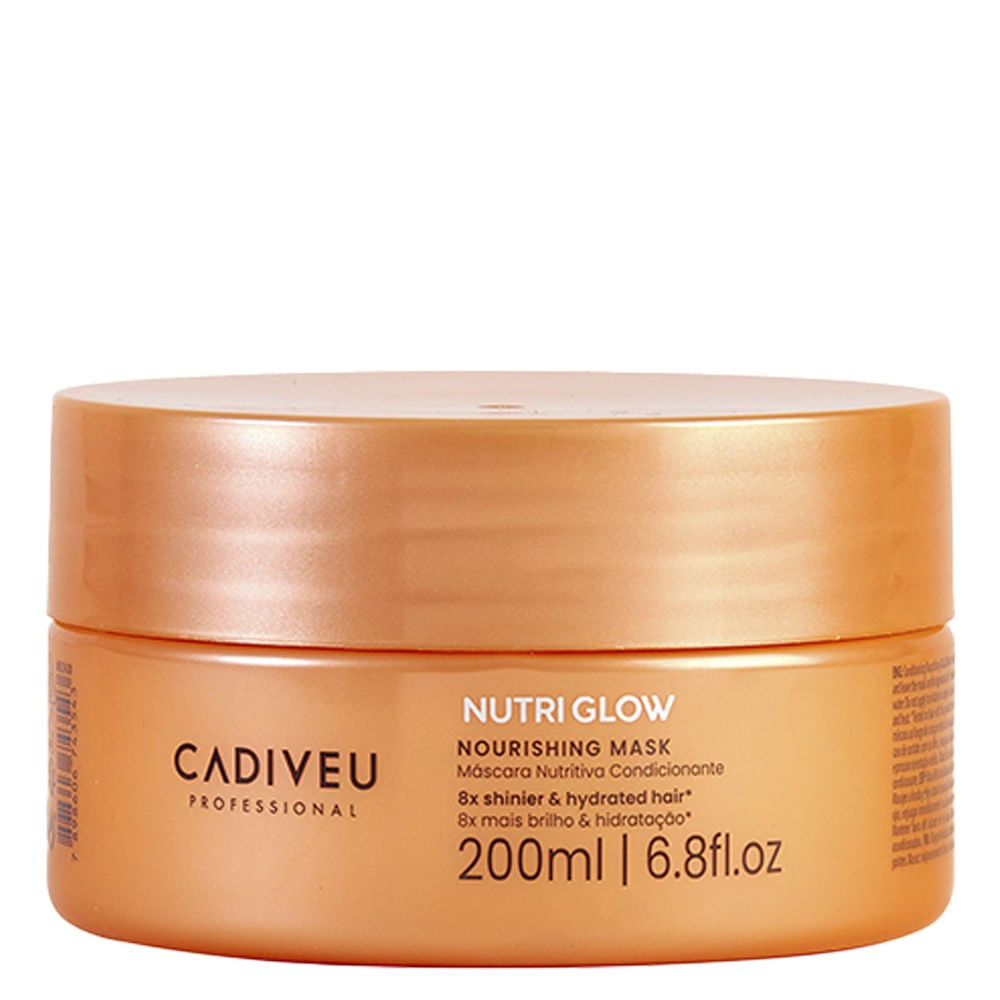 Máscara de Nutrição Cadiveu Nutri Glow 200 ml - AMOBELEZA - Produtos para Cabelo, Perfumes e M... | Amobeleza (BR)