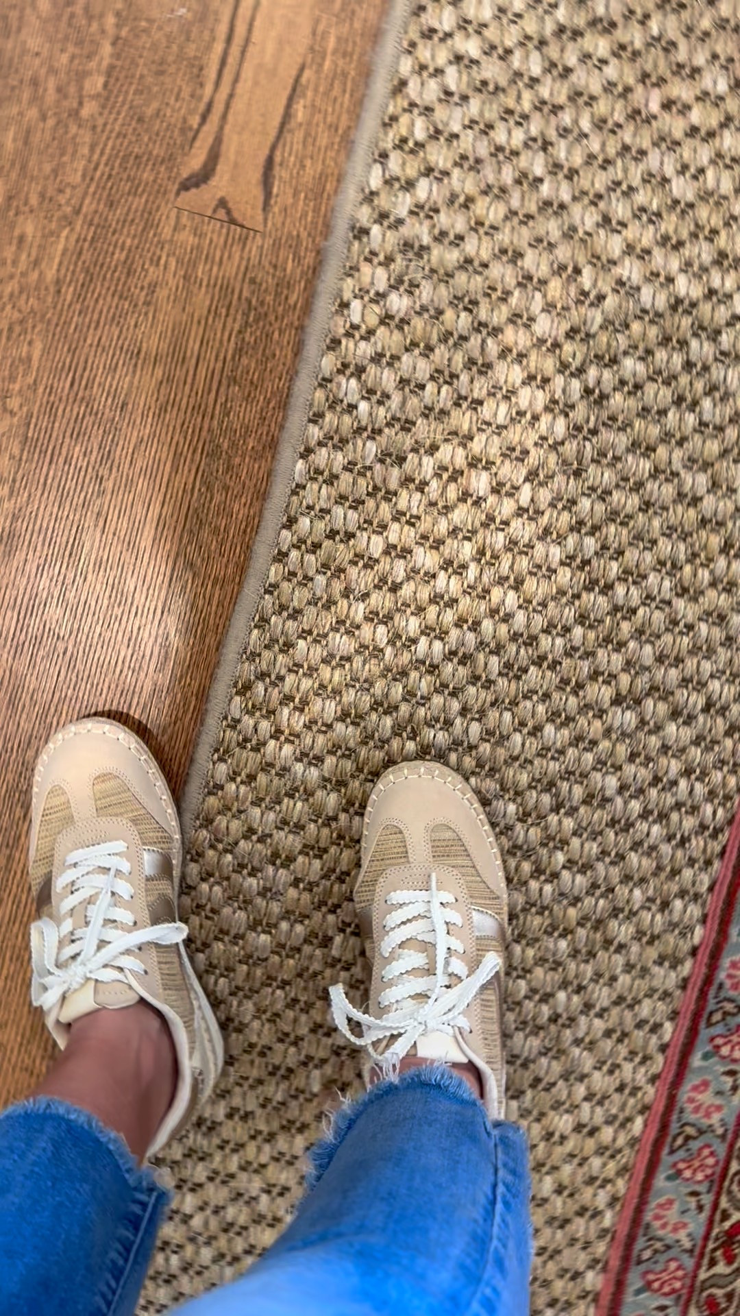 Love these target sneakers!! Size down 1/2