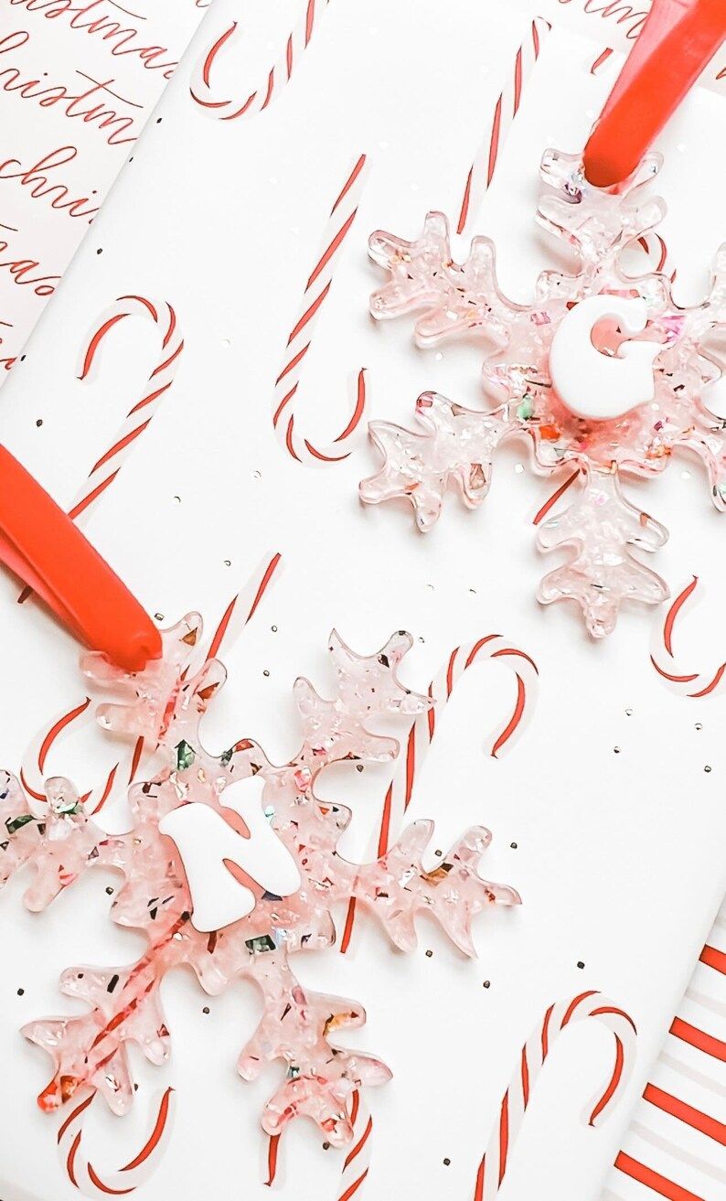 Snowflake tag Retro Stocking Tag Christmas Stocking Tag Ornaments Gift Tag | Etsy (US)