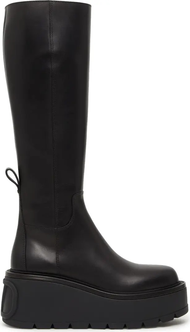 Valentino Garavani Uniqueform VLOGO Platform Tall Boot | Nordstrom | Nordstrom