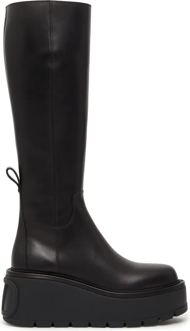 Valentino Garavani Uniqueform VLOGO Platform Tall Boot | Nordstrom | Nordstrom