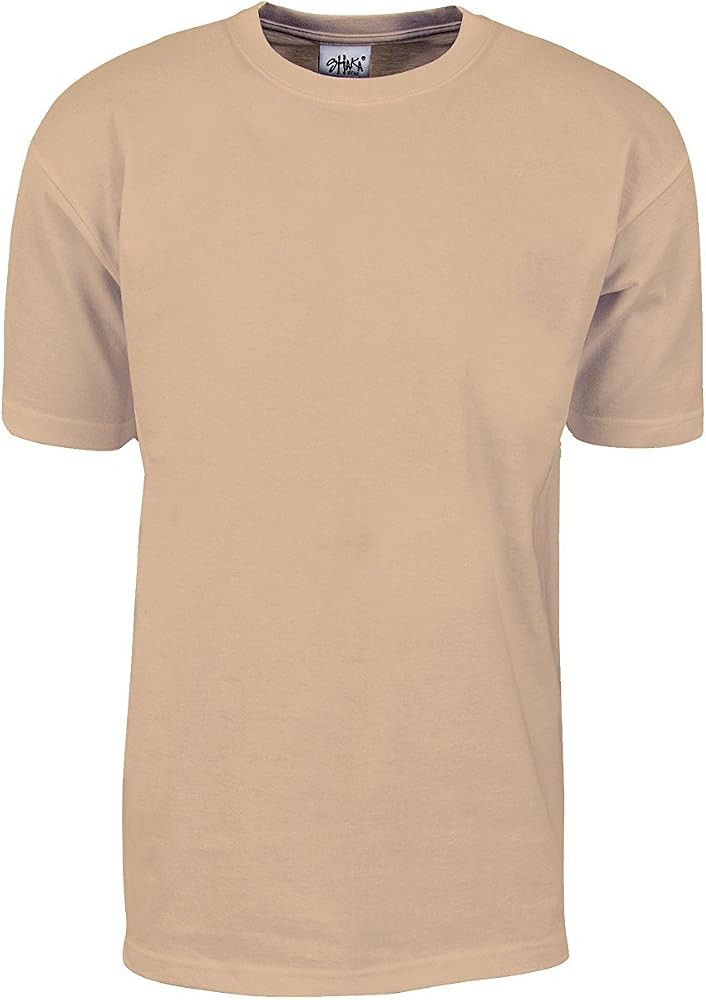 Shaka Wear Men's T Shirt – Max Heavyweight Cotton Short Sleeve Crew Neck Plain Tee Top Tshirts Regul | Amazon (US)