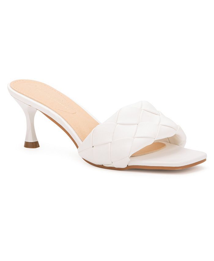 Olivia Miller Women's Half Moon Braided Dress Slide Sandals & Reviews - Sandals - Shoes - Macy's | Macys (US)