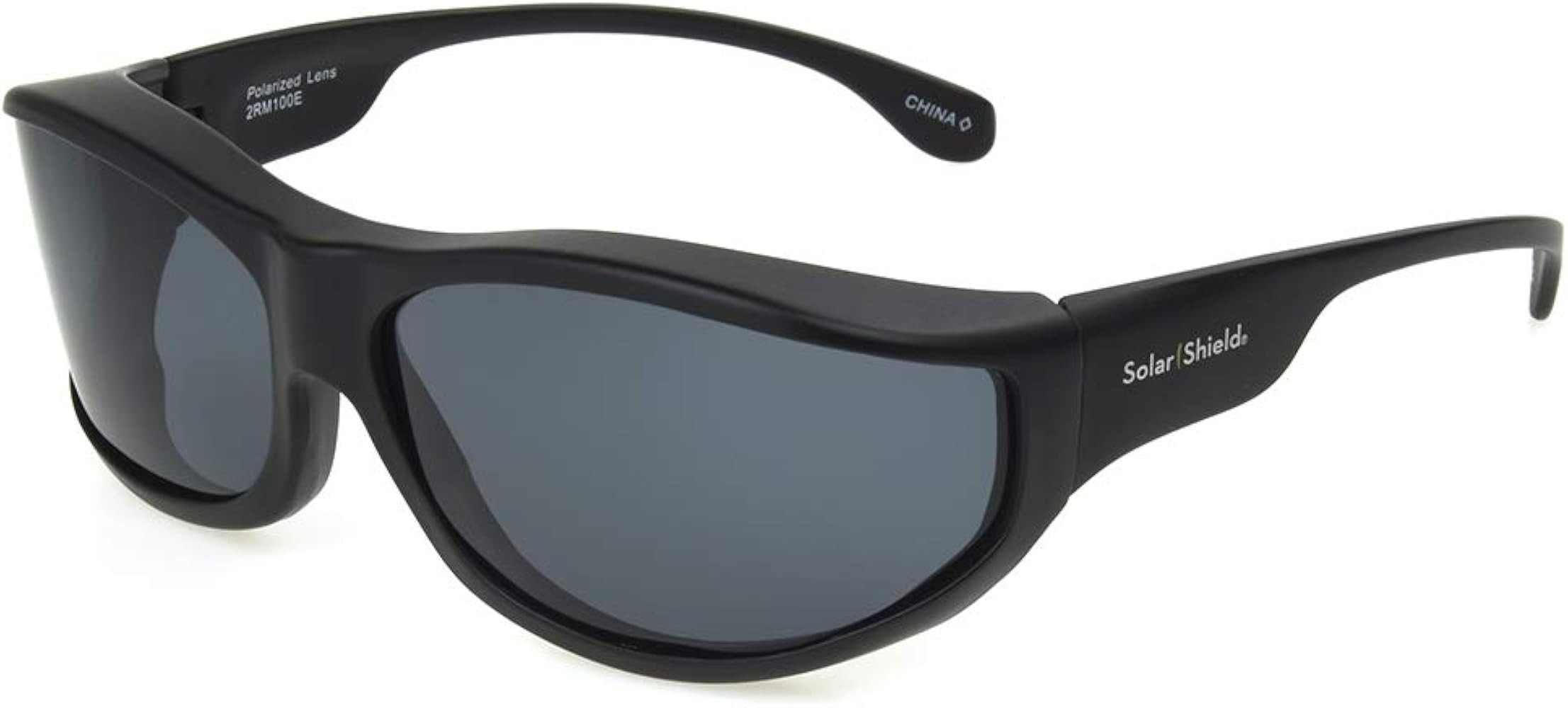 Dioptics Solar Shield Andes Fits Over Sunglasses Polarized Wrap, Black, 54 mm | Amazon (US)