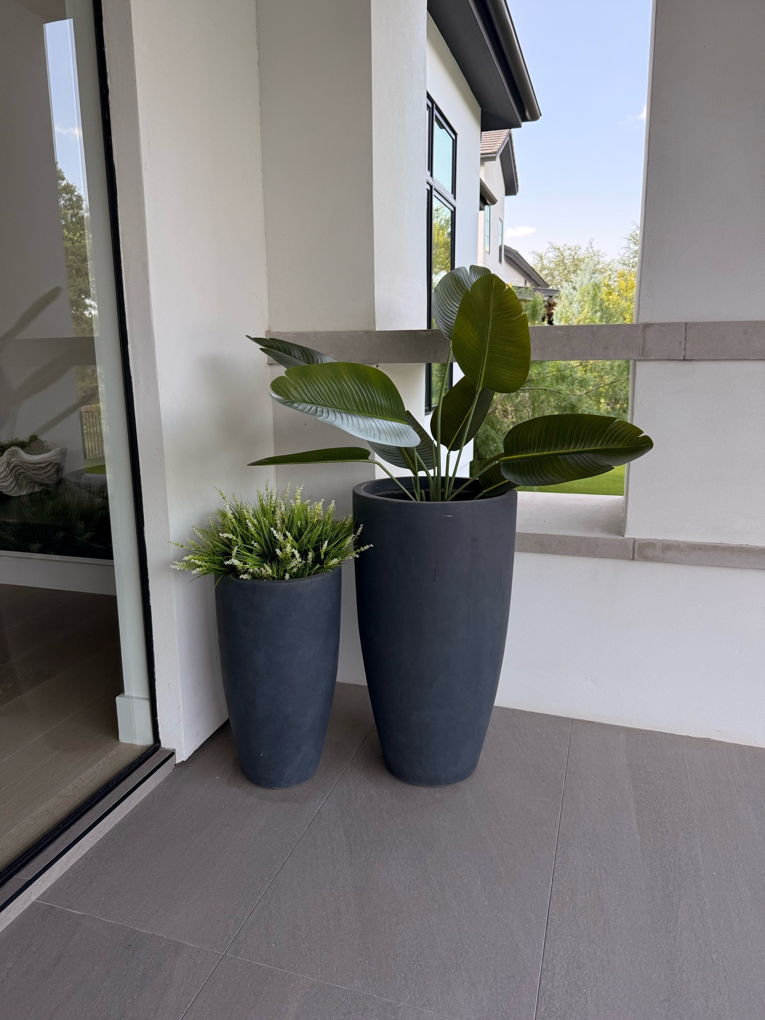 The faux plants I used on our patio! Planters are older I linked the same newer version

#LTKHome