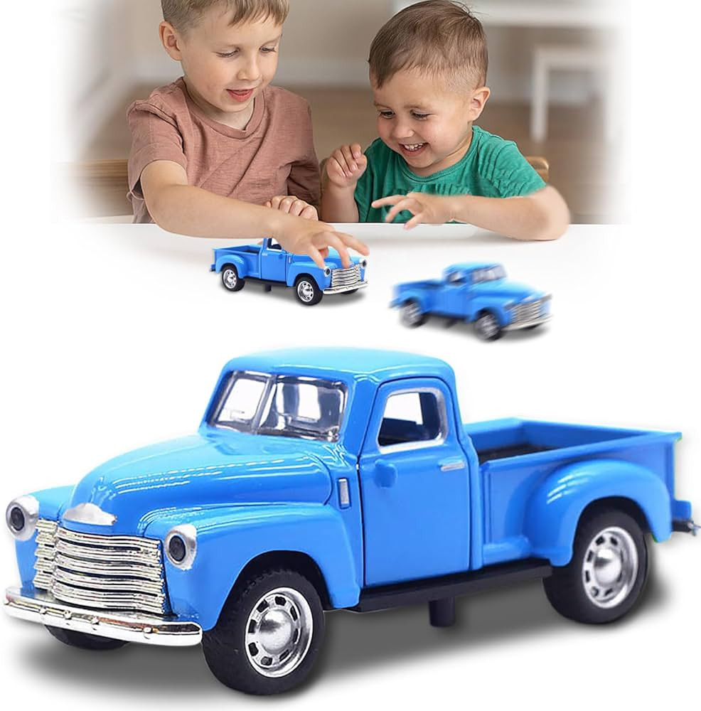 Little Blue Truck Toy for Toddlers 1-12 Years，Truck Can Drive,The Door Can Open, 1:32 Alloy Kid... | Amazon (US)