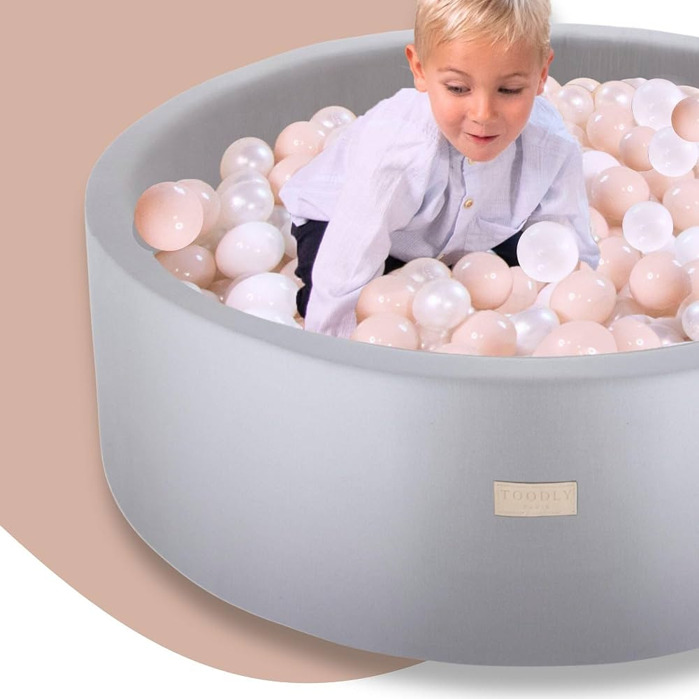 Baby Ball Pit for Babies 40''x 12''x 2'' - Sturdy and Durable Foam Ball Pit for Toddlers 1-3 - Co... | Amazon (US)