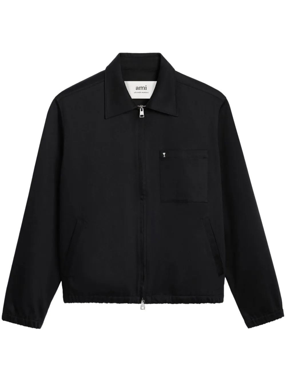 AMI Paris Ami De Coeur Bomber Jacket - Farfetch | Farfetch Global