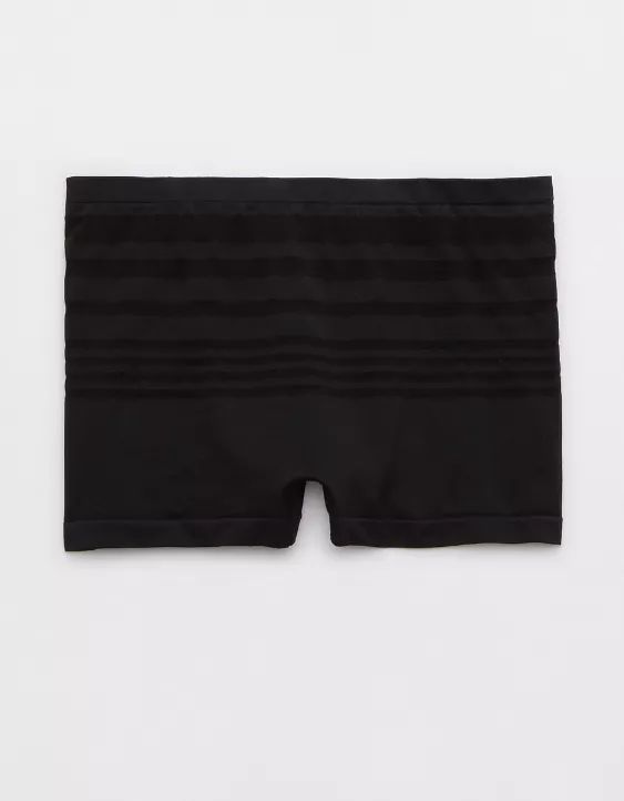 Superchill Seamless Stripe Boyshort Underwear | Aerie