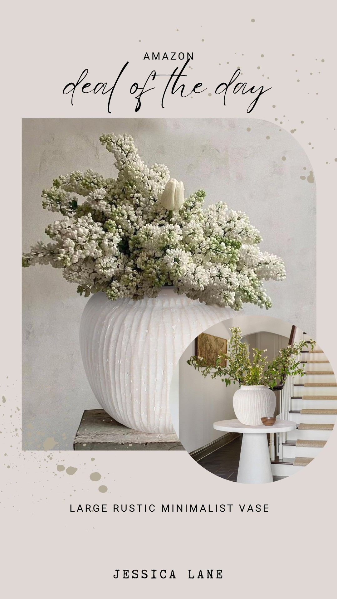 This large rustic minimalist vase is the perfect statement piece for styling oversized spring branches or florals.#homestyle #vase #amazonhome #decorideas

#LTKSaleAlert #LTKHome #LTKSeasonal