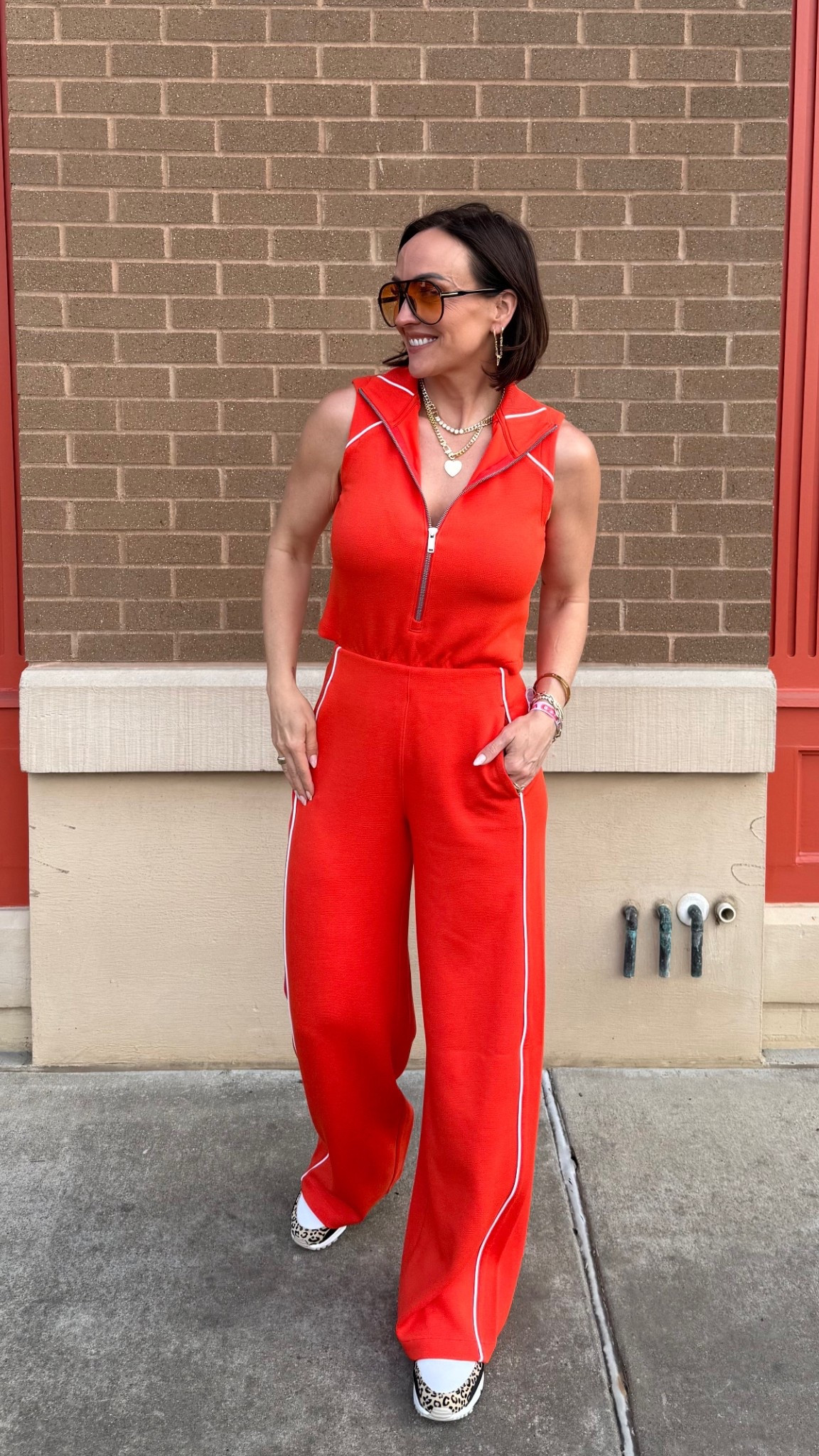Loooove this SPANX jumpsuit and never have had so many people stop me to compliment how cute it and where from 
Wearing Xs 
Code: lorixspanx to save 

#LTKStyleTip #LTKShoeCrush #LTKOver40