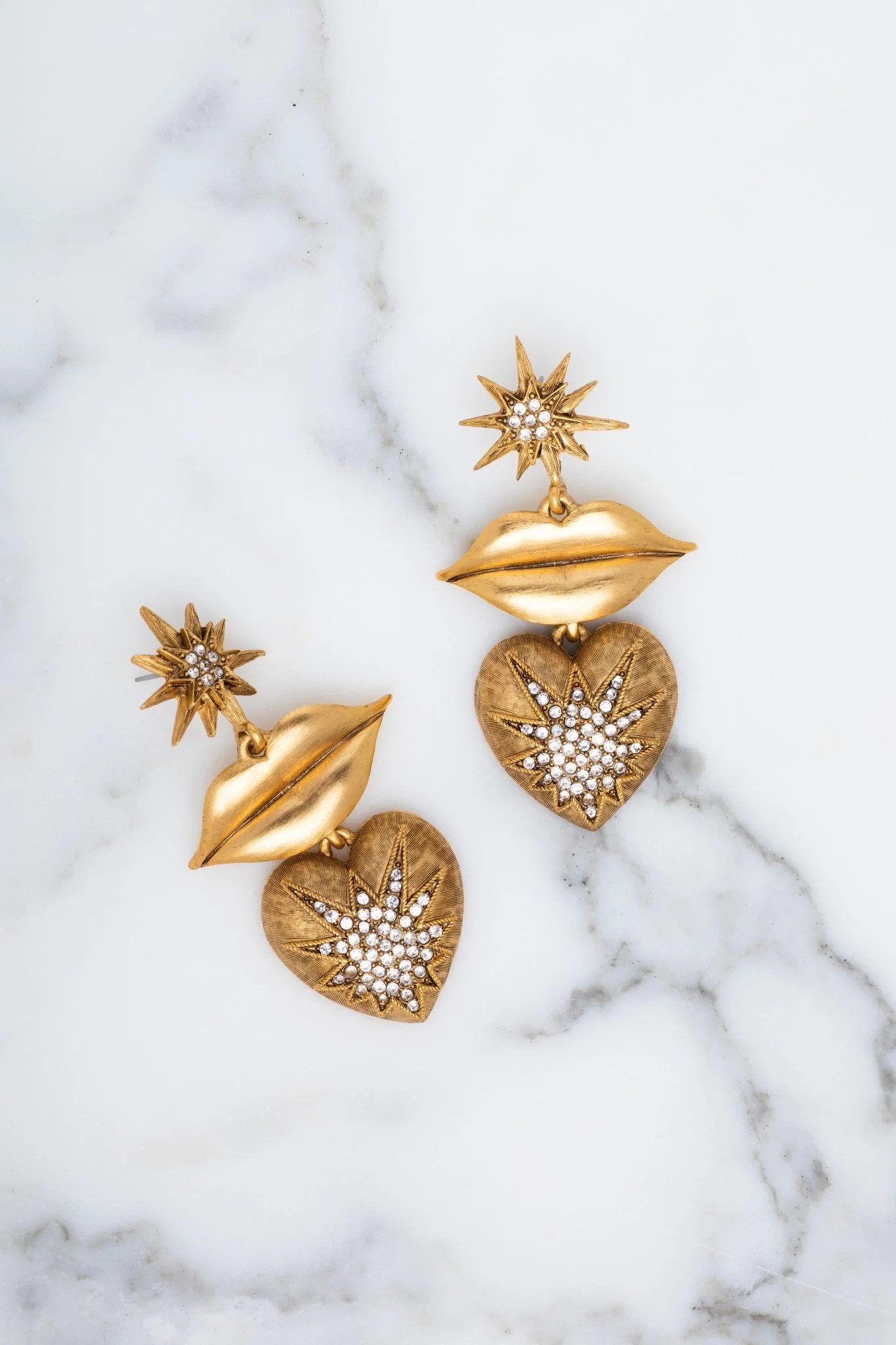 Kiss Me Earrings | Elizabeth Cole Jewelry