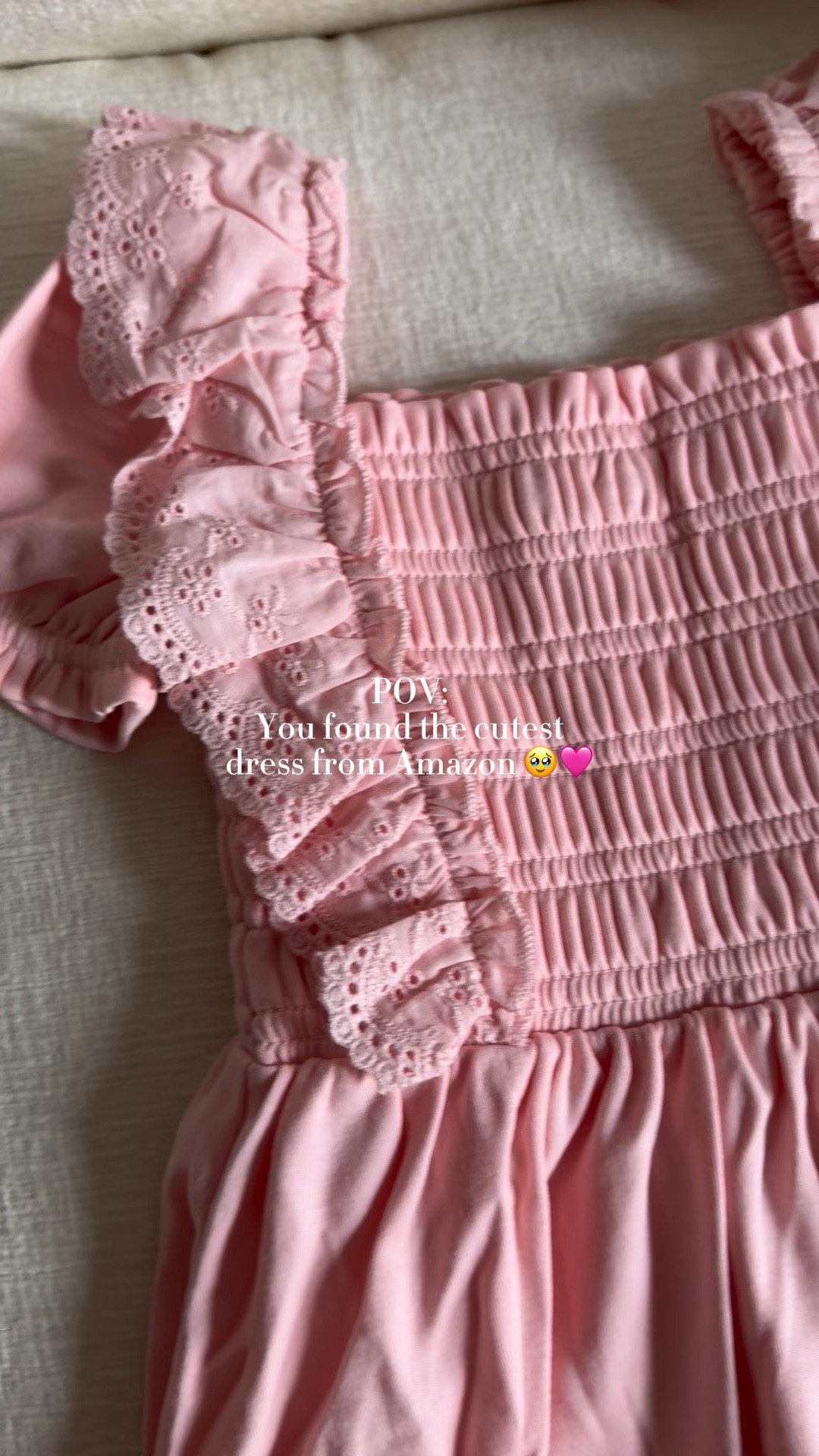 The cutest dress from Amazon! 😍 the details are perfect! Comes in more colors & prints! 

#LTKFamily #LTKBaby #LTKKids