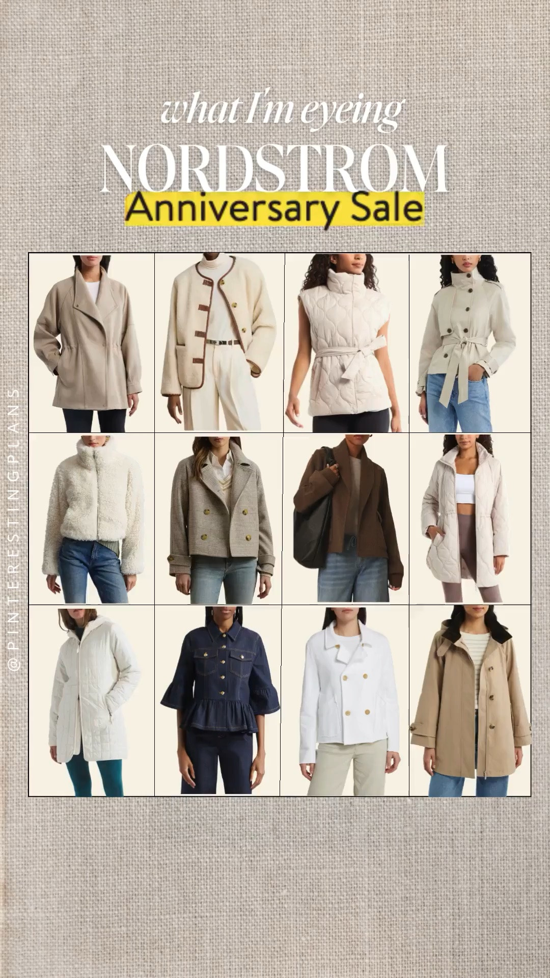 Nordstrom anniversary sale outerwear 🙌🏻🙌🏻

Getting my Nordstrom items lined up so I can see what my wish list will look like. Here’s what caught my eye in layers. 

Jackets, trenches, vests

#LTKSaleAlert #LTKSeasonal #LTKootd