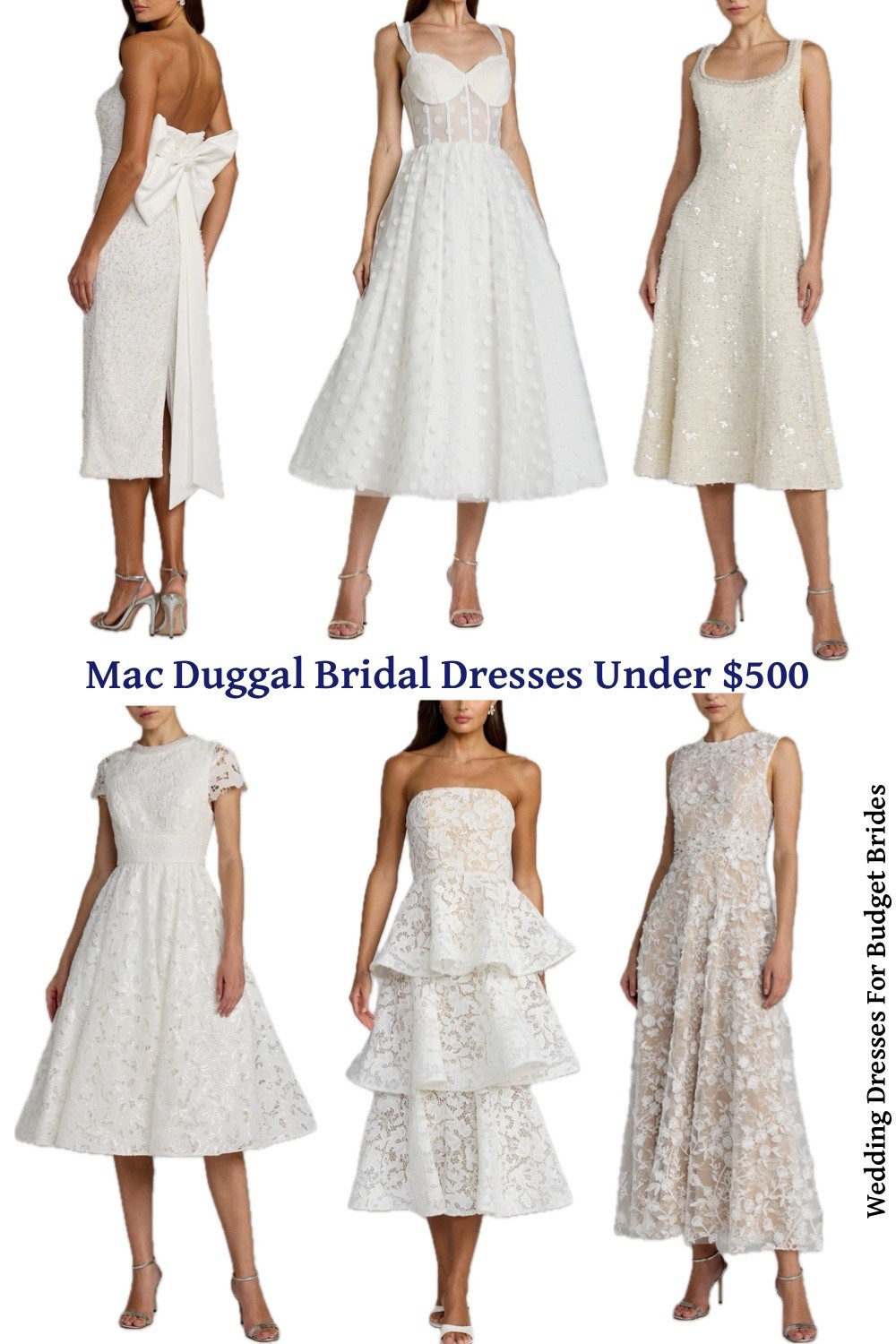 Mac Duggal white midi bridal dresses under $500. 

Reception dresses, courthouse elopement dresses, short white dresses, minimalist wedding dresses, or microwedding dresses. 

#LTKSeasonal #LTKWedding #LTKSaleAlert