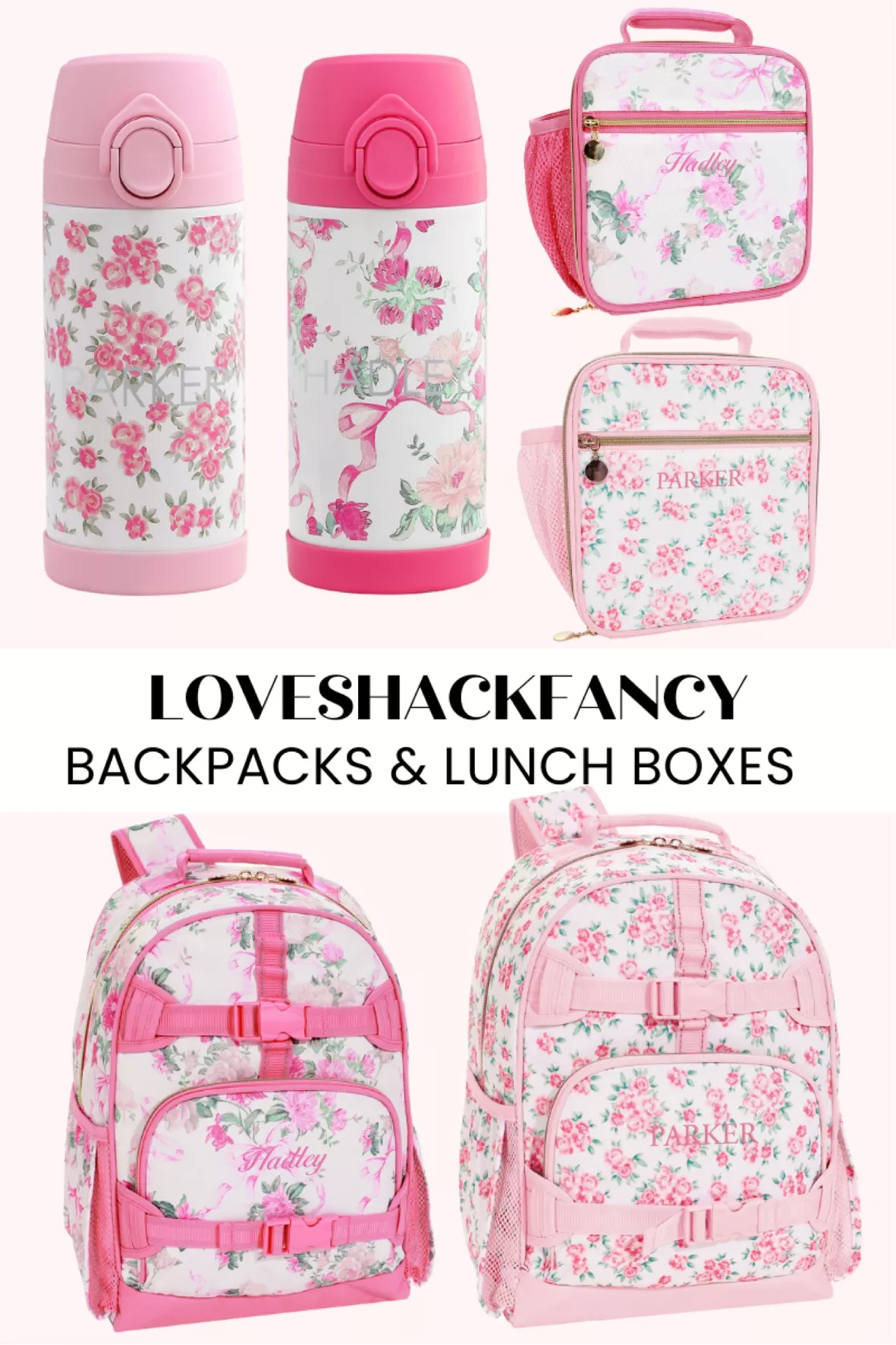 Mackenzie LoveShackFancy Antoinette Floral Lunch Boxes