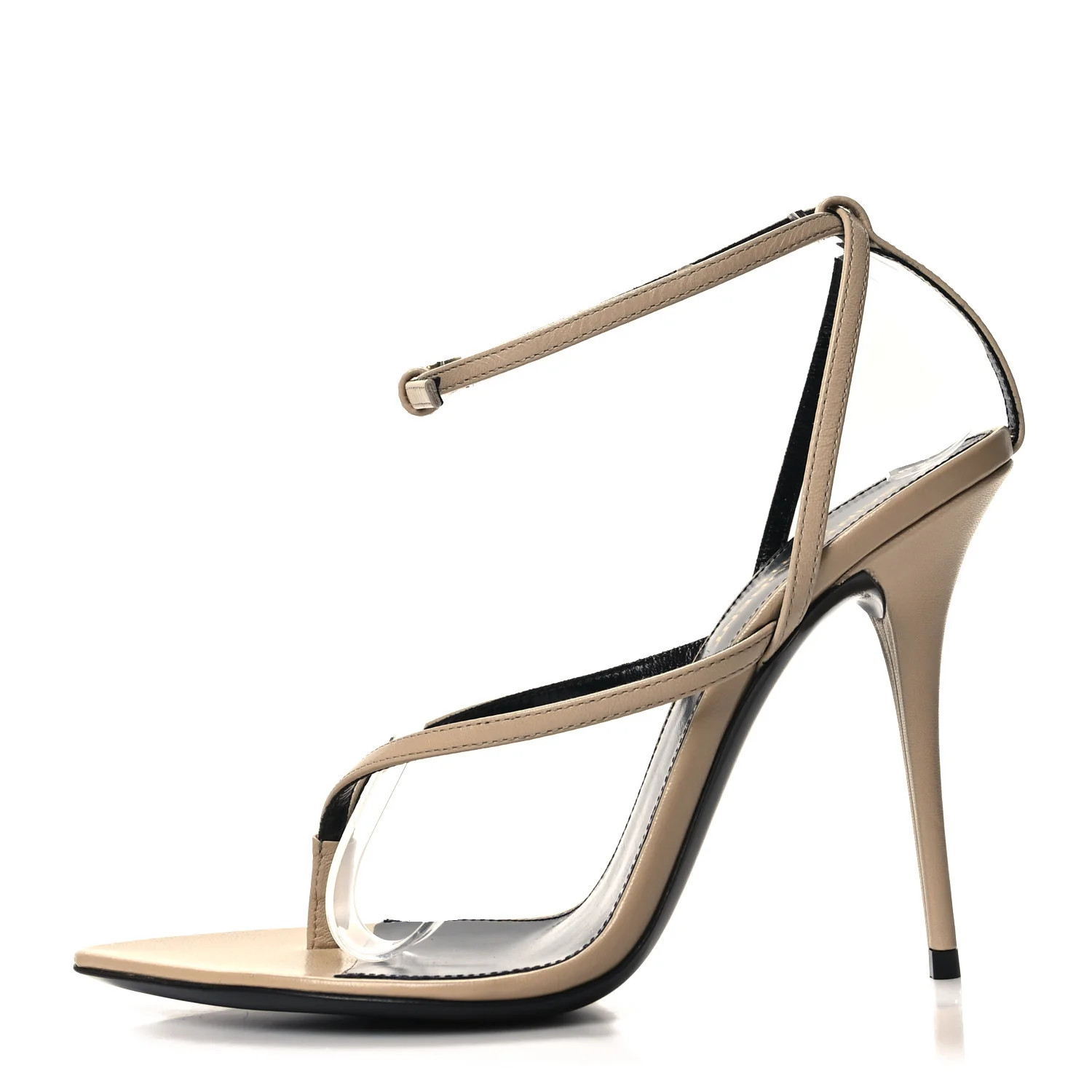 Calfskin Nadja 105 Ankle Strap Sandals 38 Trench | FASHIONPHILE (US)