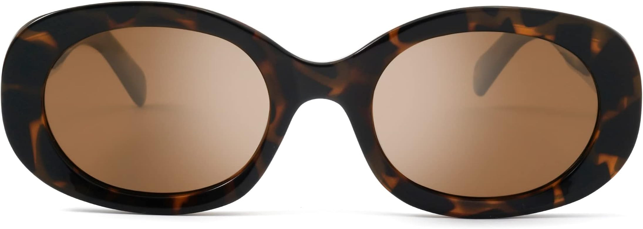 Zeelool Retro Oval Sunglasses for Women Polarized 90s Sunglasses Vintage Shades ZSP0058 | Amazon (US)