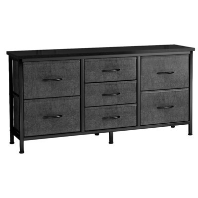 MAYEERTY Drawer Dresser with Wooden Top & Metal Frame, for Bedroom Storage | Target