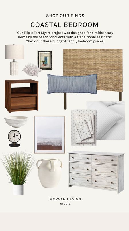 Budget friendly coastal bedroom furniture and decor 🌊 

#LTKSeasonal #LTKfindsunder100 #LTKhome