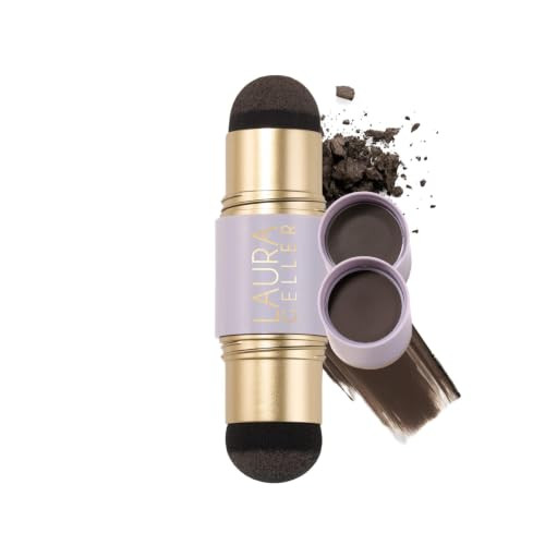 LAURA GELLER Root Touch-Up Hair & Brows, Root Cover, Dark Brown | Amazon (US)