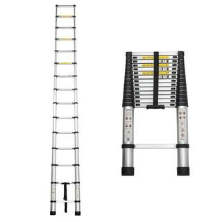 14.5 ft. Aluminum Telescoping Extension Ladder with 300 lbs. Load Capacity Type IA Duty Rating fo... | The Home Depot