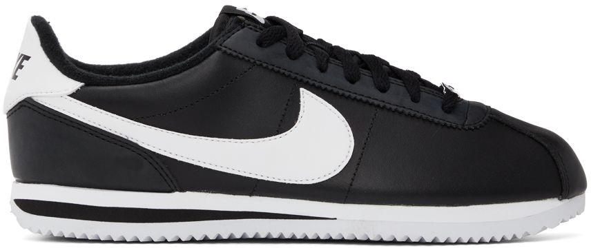 Black & White Cortez Basic Sneakers | SSENSE