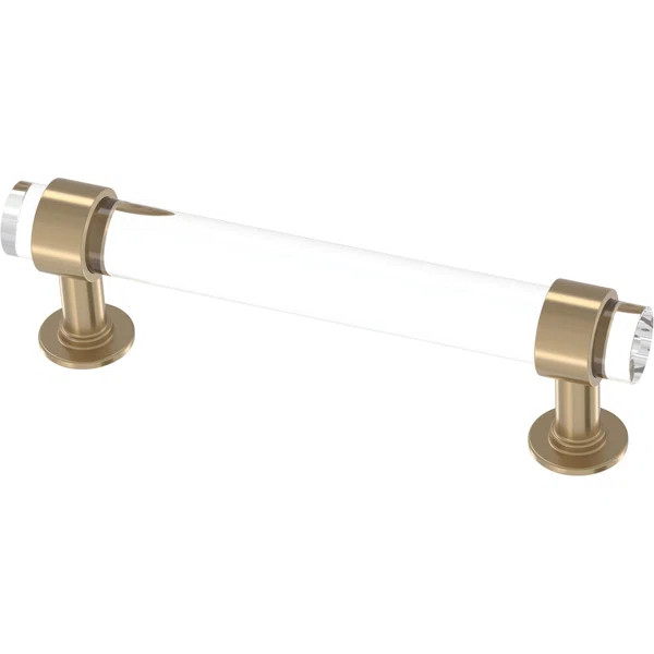 Francisco Acrylic 3-3/4 in. (96mm) Bar Pulls | Wayfair North America