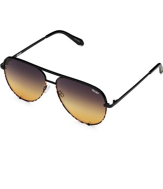 Quay AustraliaUnisex High Key Two Tone 56mm Aviator Sunglasses | Dillards